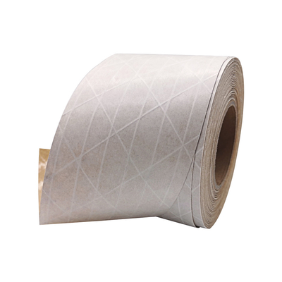 نوار کاغذ کرافت چسب حرارتی سفارشی حفاظت از محیط زیست سفید
