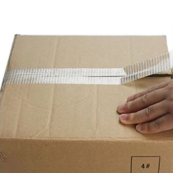 نوار چسبنده فیبرگلاس شفاف یک طرفه تقویت شده با 48mm * 20m اندازه و ضخامت 150mic برای مهر و موم و ماسک