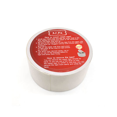 Double Sided Heavy-Duty Wood Carpet Tape Super Strong Hot Melt Rubber for Carpet Floor Rug Carpet Applications for Masking