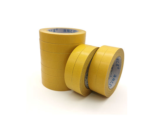 Wholesale Price Hot Melt Carpet Tape Double Sided Rubber Adhesive Pressure Sensitive Hot Melt Ginger Free Sample for Masking