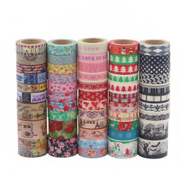 ناز Fabric Patterned Washi نوار چسبندگی قوی ضبط هدیه Scrapbook